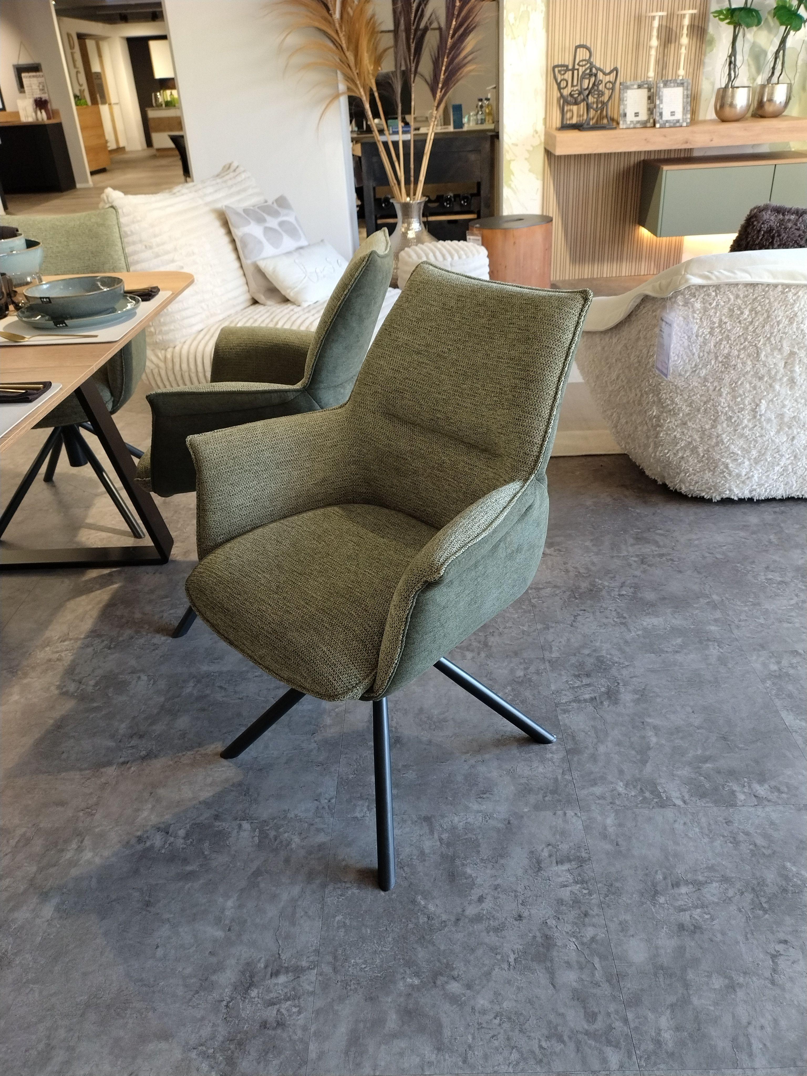 Detailbild Armlehnstuhl  Olivfarben