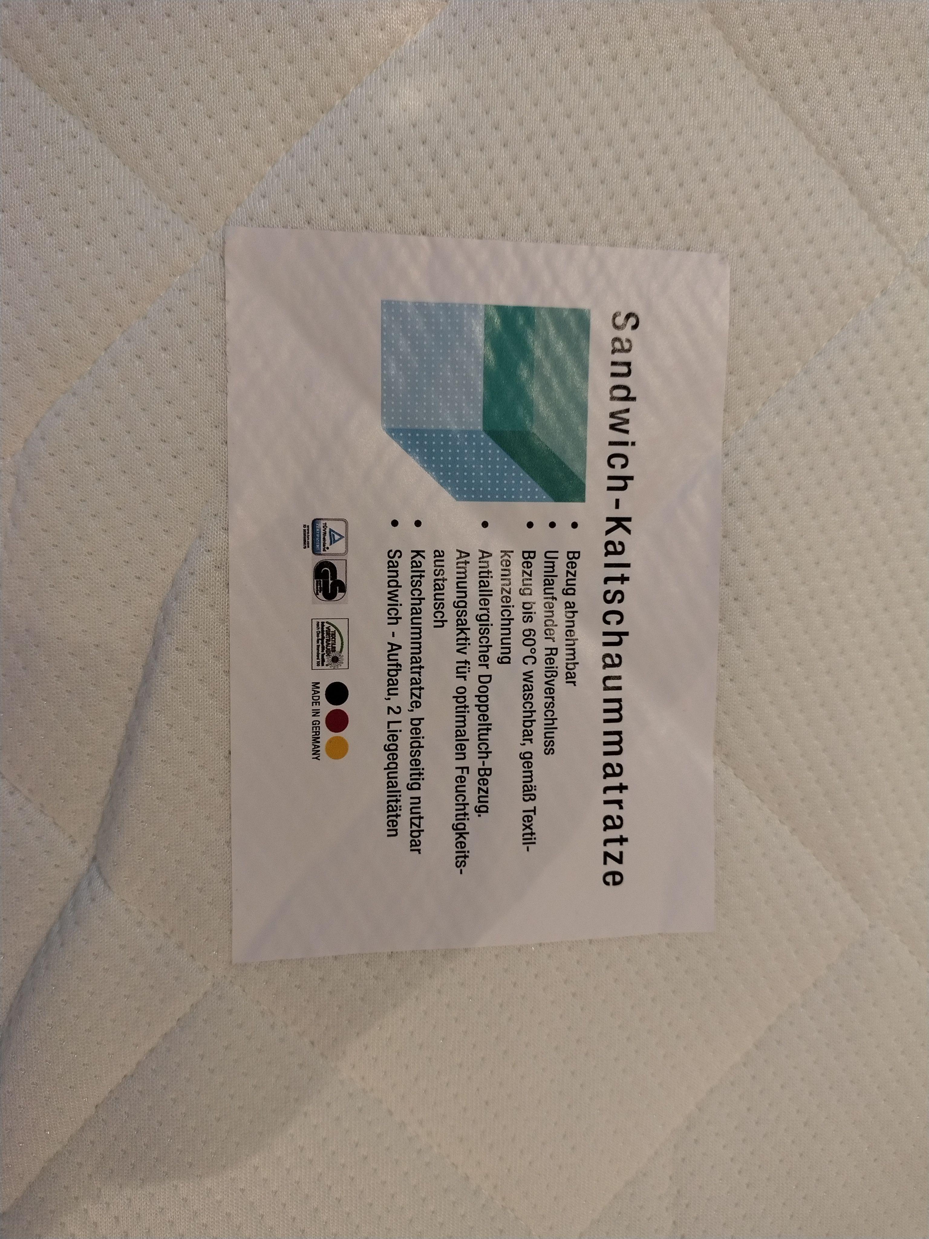 Bild Erklärung Sandwich Kaltschaummatratze