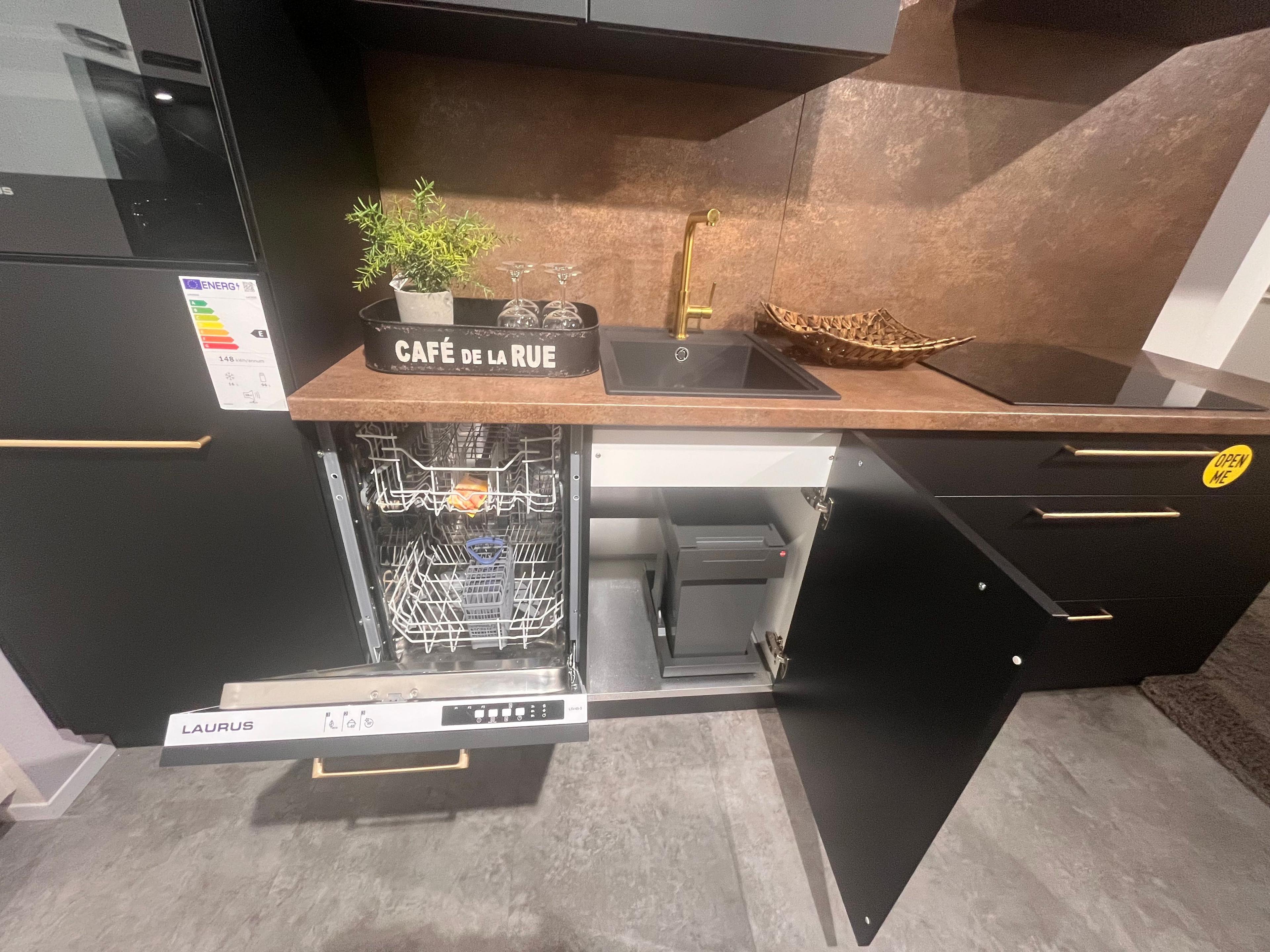 Küchenblock schwarz