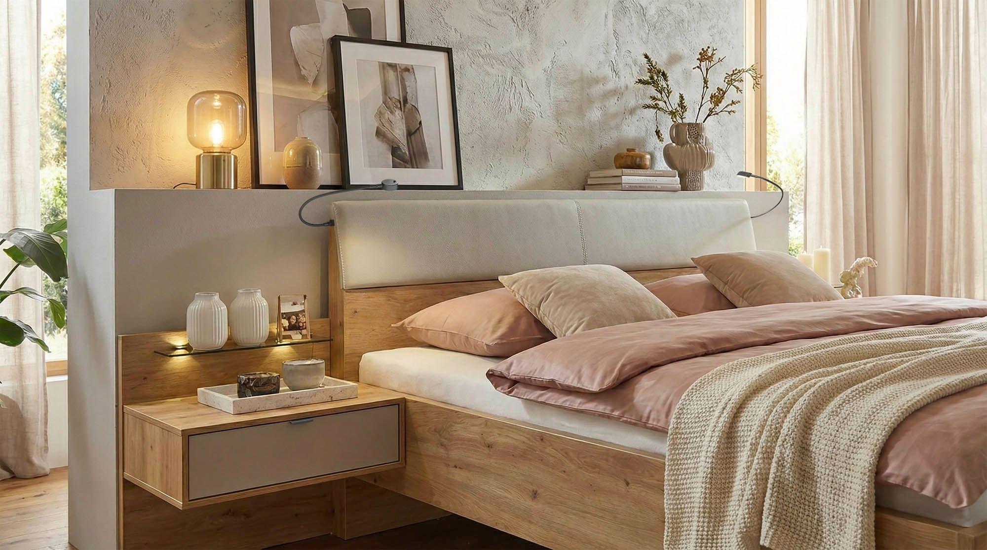 Detailbild Kopfteil des Bettes