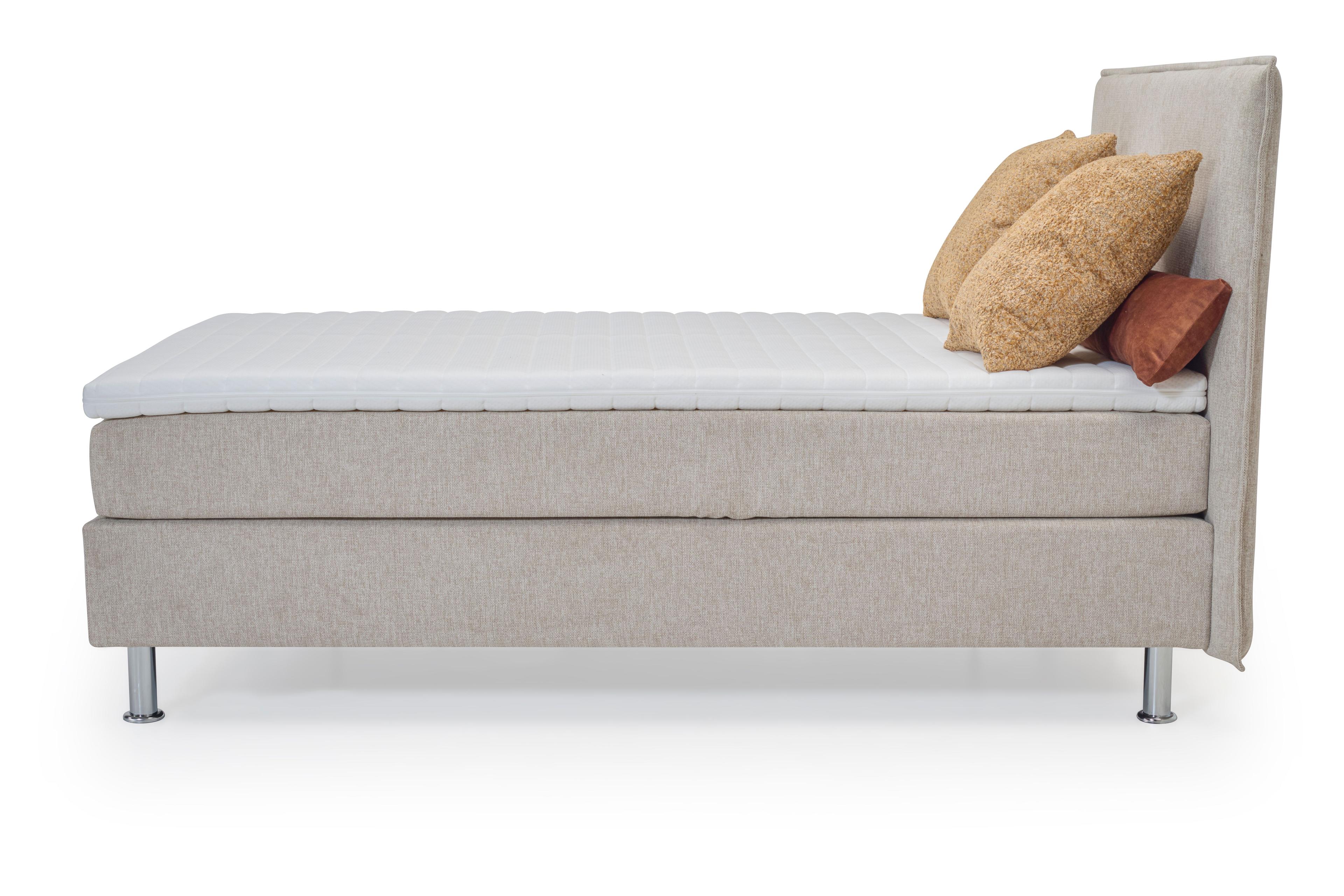 Seitenansicht Boxspringbett Liegefläche ca. 140 x 200 cm