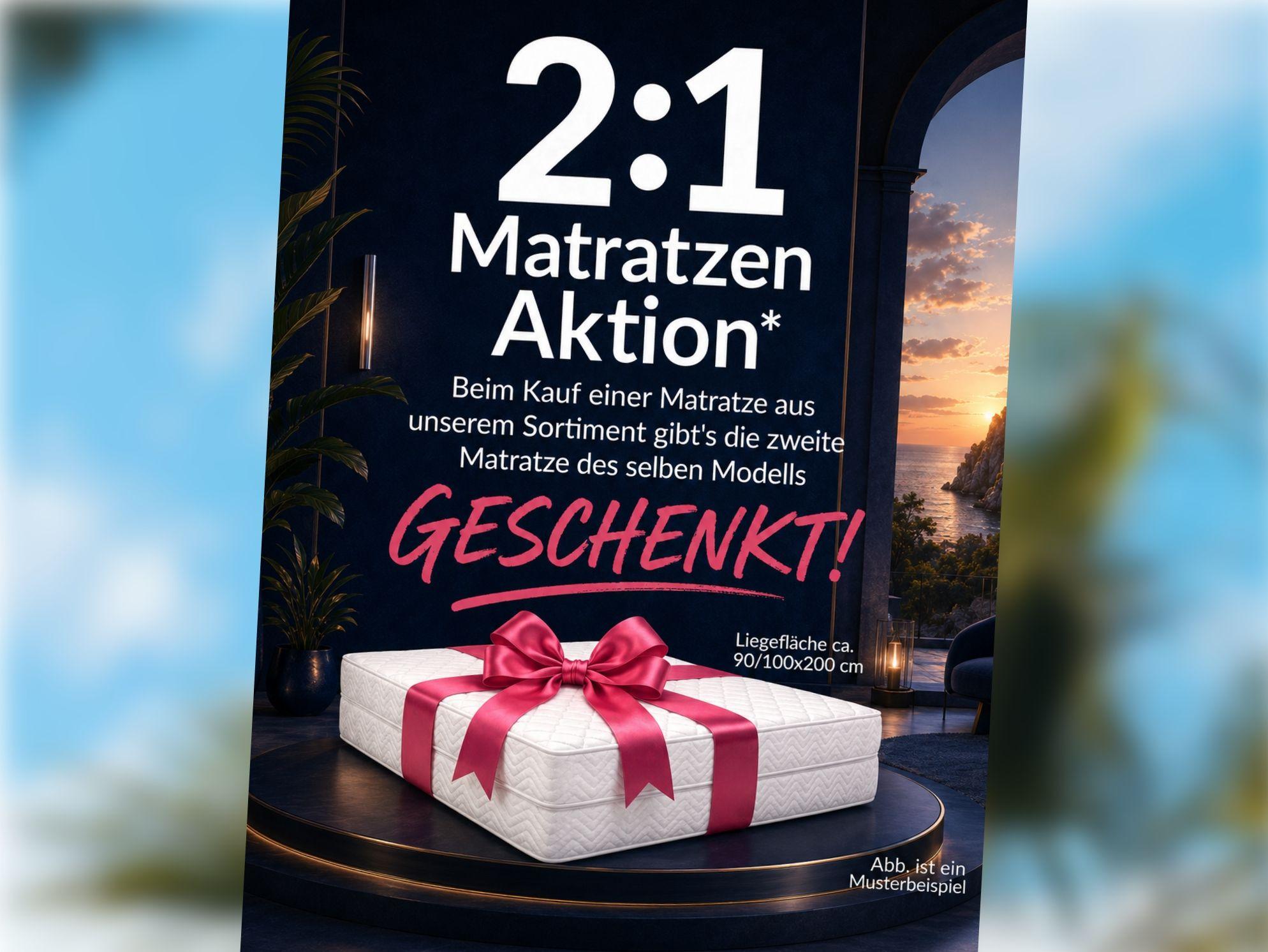 2:1 Matratzen Aktion